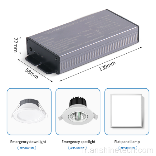 Kit d'urgence pour panneau lumineux LED